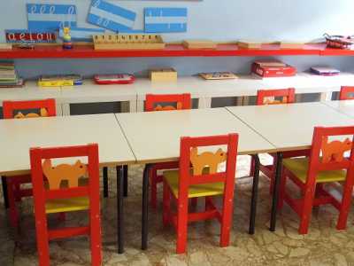 classe montessoriana dell'Istituto comprensivo Mazzini-modugno di Bari