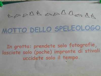 Il motto dello speleologo