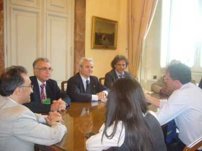 L'incontro con Francesco Boccia e Rocco Palese.