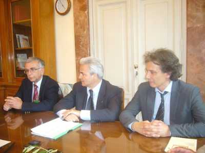 Da sinistra: Eugenio Lombardi, Riccardo Fornarelli e Vanni Ninni