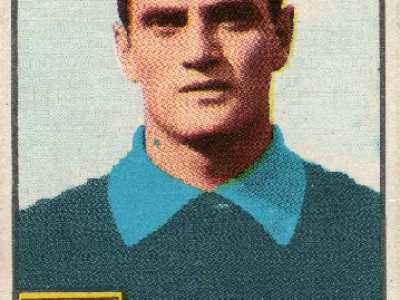 La rarissima figurina di Pier Luigi Pizzaballa, ex portiere dell'Atalanta, dell'album 1963/1964