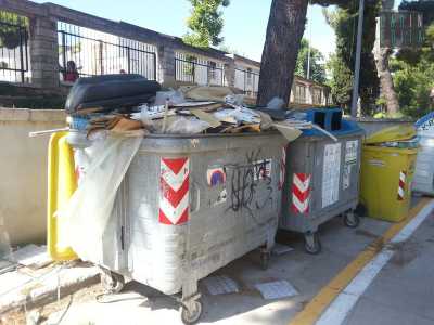 Stessa situazione vicino al nuovo edificio di Ingegneria