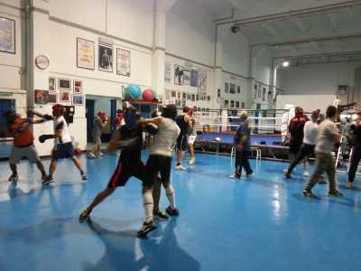 Allenamento nell'Accademia Pugilistica Portoghese