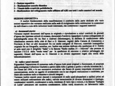 Bari, annullata la Mostra della Radio