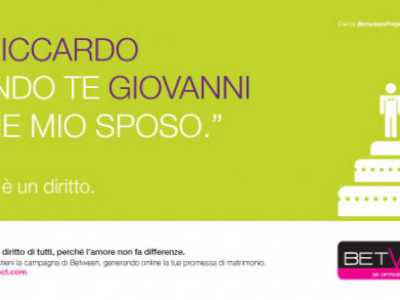 Between, la campagna "L'amore non fa differenze"