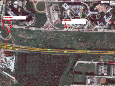 Una vista satellitare dell'area 