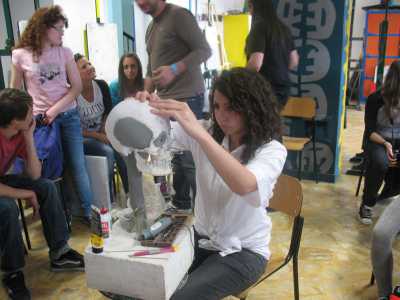 Alunni del De Nittis a lavoro