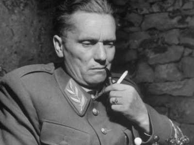 Il capo di stato jugoslavo, Josip Tito