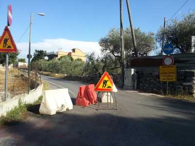 Strada Vassallo � interrotta al traffico 