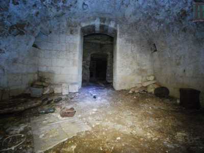 Gli interni dell'ipogeo