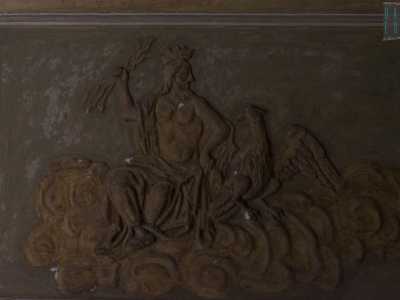 Un altro soggetto mitologico: pare infatti che uno dei marchesi Gironda, vecchi proprietari dell'edificio, facesse parte dell'Accademia dell'Arcadia, istituzione letteraria che prestava grande attenzione ai miti dell'antica Grecia