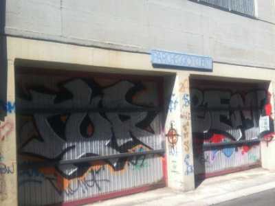 Ex mercato coperto Poggiofranco, ingresso di quello che era il parcheggio clienti