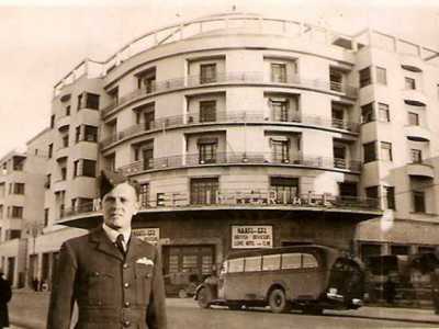 L�albergo delle Nazioni, denominato allora Hotel Imperiale, diviene sede di uffici e alloggio per i soldati dell�Air traffic control, che gestiva i voli da Palese per civili e militari