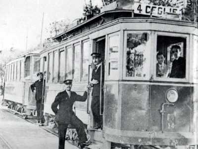 Infine i particolari mezzi di trasporto. C�era il tram n.4 che conduceva a Carbonara e Ceglie del Campo