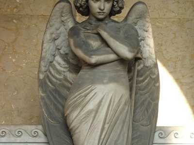 L'Angelo di Monteverde del cimitero monumentale di Staglieno, Genova