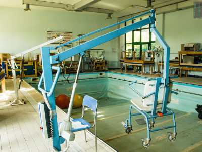Strutture innovative come la piscina per l�idroterapia...