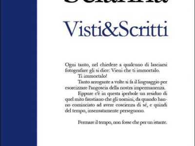 La copertina del volume Visti e scritti di Ferdinando Scianna