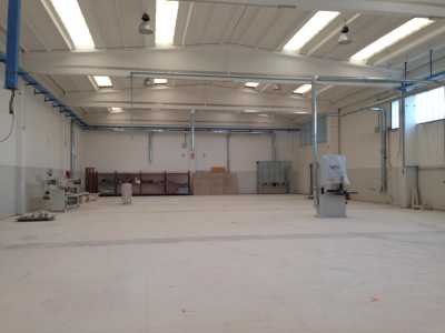 L'ampio interno del laboratorio