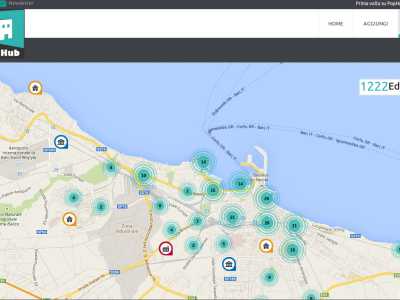 La Mappa interattiva creata da Pop Hub