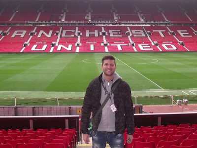 L'Old Trafford � la storica dimora del Manchester United, squadra preferita di Michele
