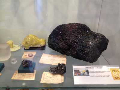 Altri esemplari contenuti nella sezione mineralogica