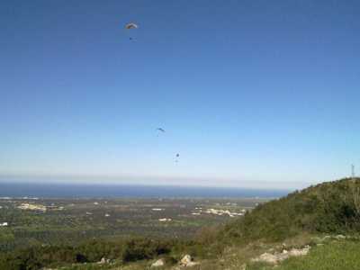 Parapendii in volo nei cieli pugliesi