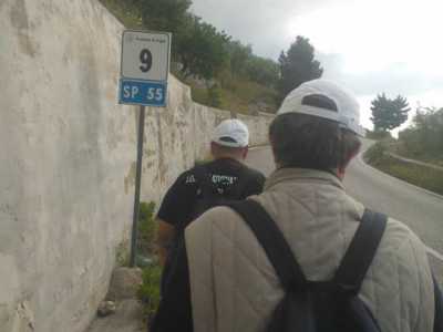 La salita verso Monte Sant'Angelo
