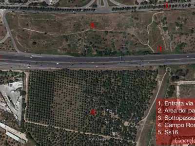 La vista satellitare del parco