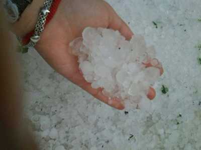 Grandine e danni a Bari