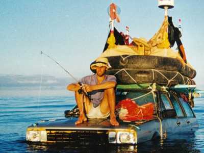 Marco Amoretti si gode la pace del mare