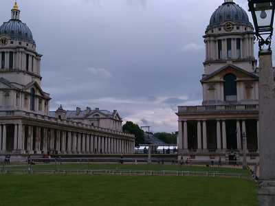 I maestosi edifici dell'Old Royal Naval College utilizzati ormai dall'Universit� di Greenwich