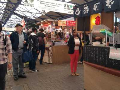 Il piccolo ma folcloristico mercato di Greenwich