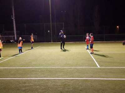 I ragazzi seguono le indicazioni del coach Giampaolo Derobertis