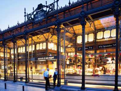 Il fornitissimo Mercado di San Miguel, situato a pochi metri da Plaza Mayor