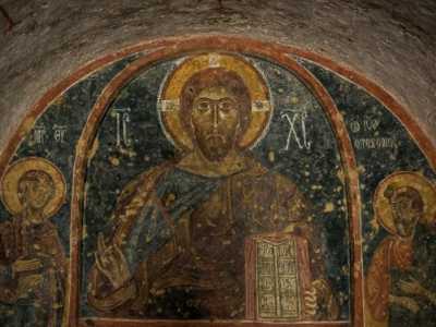 Il Cristo Pantocratore nella chiesa di San Nicola