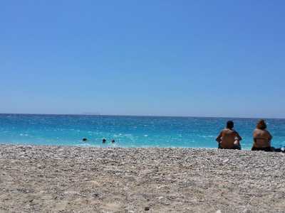 Una spiaggetta nel Parco naturale di Llogara