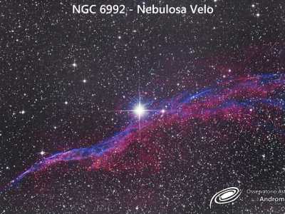 La Nebulosa Velo, anch'essa collocata nella costellazione del Cigno