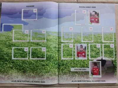Le figurine di alcuni calciatori della New Football Academy nati nel 2005 e nel 2008