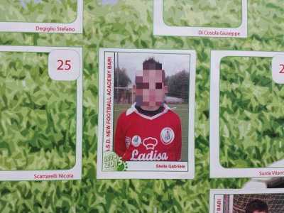 La figurina di una giovane promessa: la speranza � che da grande possa comparire nelle pi� famose raccolte della Panini