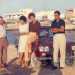 Dionisio nel 1965 con la sua famiglia sulla spiaggia di San Vito