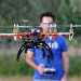 Un drone in fase di decollo