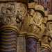 La chiesa, a croce latina,  divisa in tre navate da variopinte semicolonne adornate da capitelli...