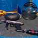 Caschetto e marcatore da paintball
