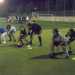 Sul campo di allenamento delle Patriots. Le ragazze provano il passaggio all'indietro 