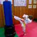...e un mawashi geri (calcio circolare)