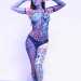 Body Painting che fa parte del lavoro Come un fiume di liquidi umori, di Miguel Gomez