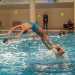 Le ragazze della Waterpolo Bari durante un'esibizione