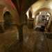 Gli archi murati e le grandi volte che caratterizzano il luogo sacro dedicato a San Benedetto, monastero del X secolo