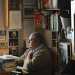 Gianluca Rossiello nella sua libreria 