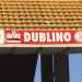 Lo striscione che indica la nascita del "Bari club Dublino biancorossa", esposto per la prima volta il 6 novembre scorso anno nella tribuna est dello stadio San Nicola